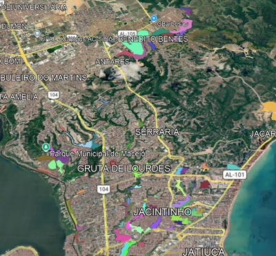 Grotas (1ª fase): Mapa Rápido Participativo - Maceió (AL)