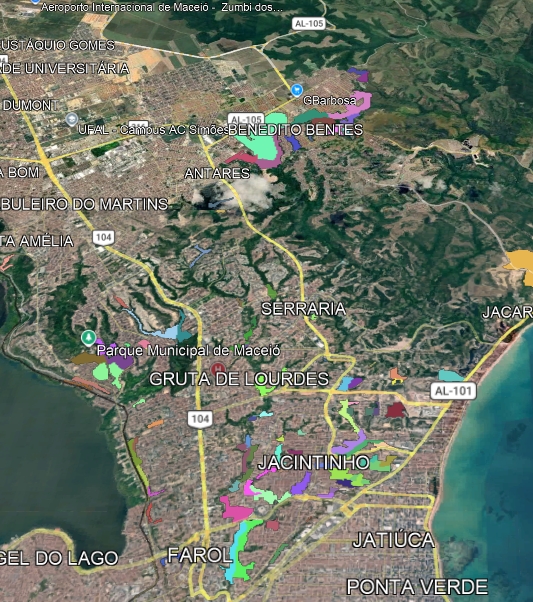 Grotas (1ª fase): Mapa Rápido Participativo - Maceió (AL)