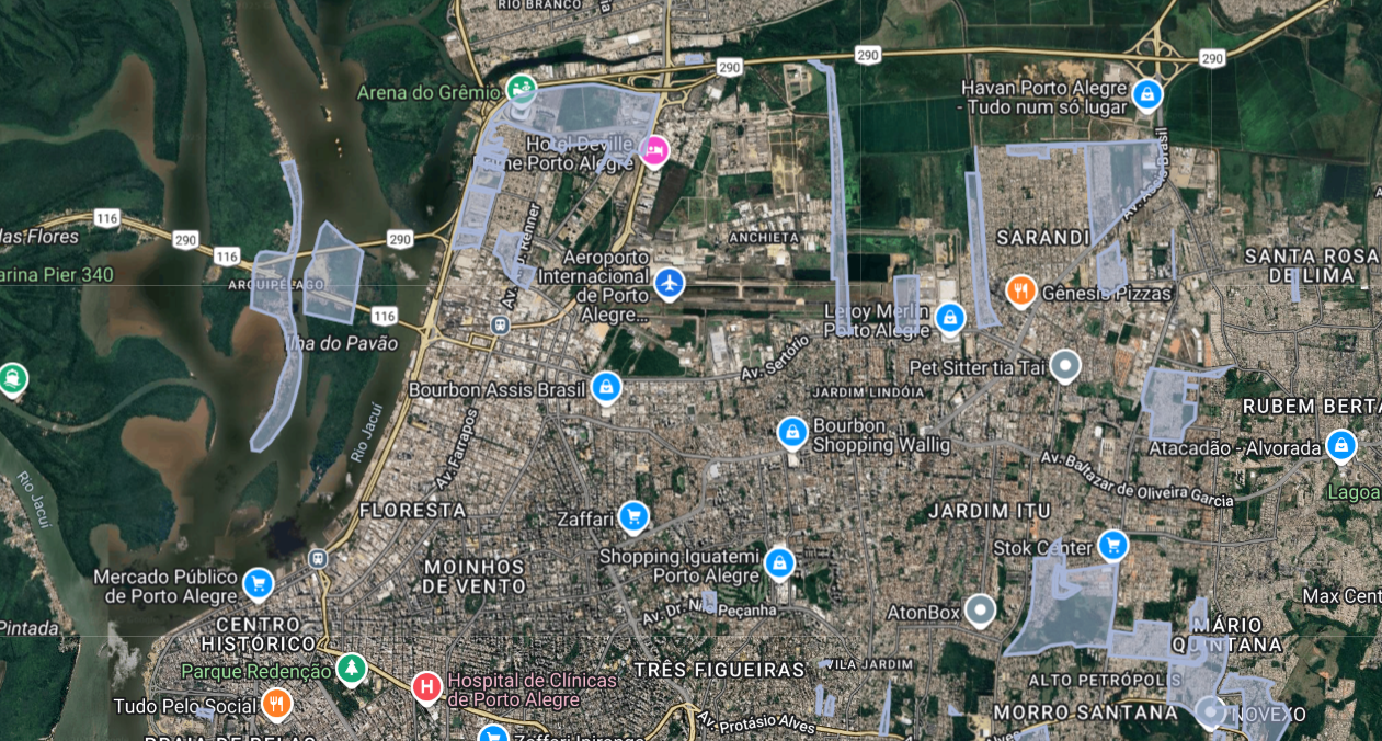 Aglomerados Subnormais - Porto Alegre (RS)