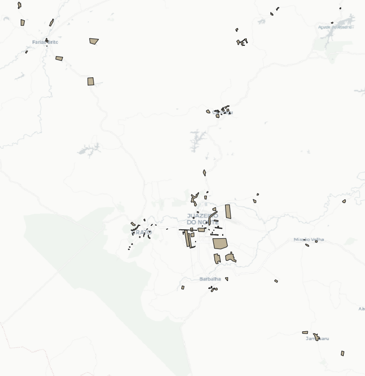 Malha dos Núcleos Urbanos Informais - Juazeiro do Norte (CE)