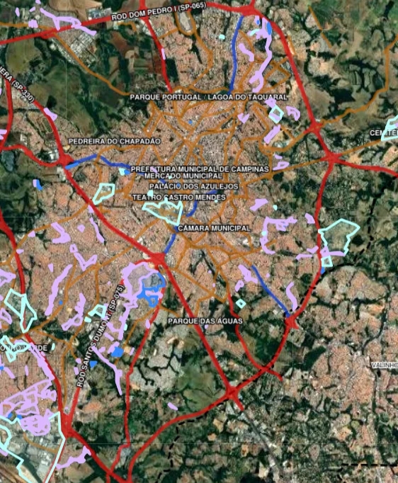 Loteamentos dentro do Programa de Regularização Fundiária Urbana (REURB) - Campinas (SP)