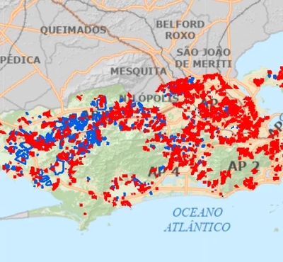 Assentamentos da baixa renda - Rio de Janeiro (RJ)