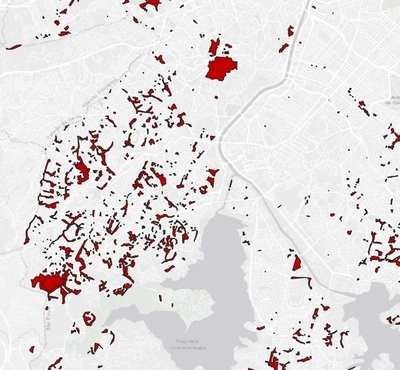 Base de favelas e Loteamentos  (2000-2010) - São Paulo (SP)