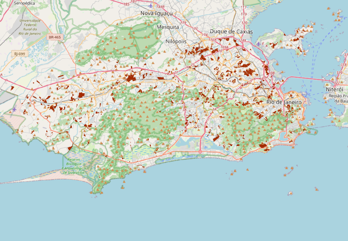 Limites de Favelas 2019 - Rio de Janeiro (RJ)
